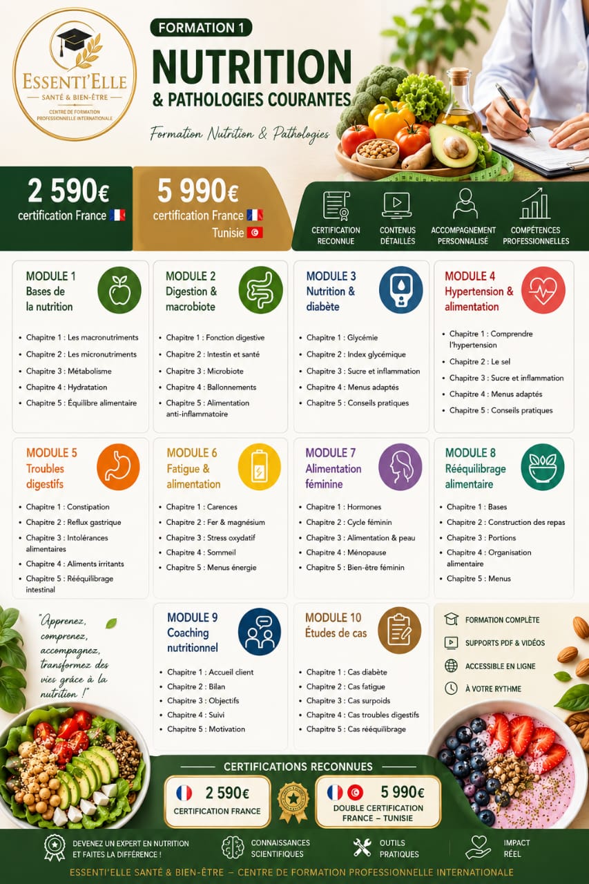 Nutrition et Pathologie courante